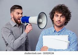 Image result for Person Yelling at Another Person