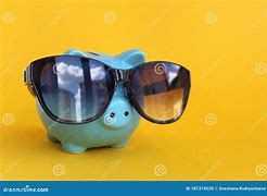 Image result for Piggy Bank Awearing Sunglasses