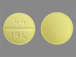 Image result for Round Yellow Pill with L On It