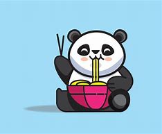 Image result for Panda Eating Fish