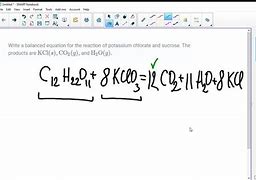 Image result for Potassium Chlorate Balanced