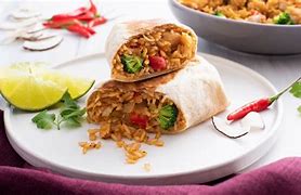 Image result for Chicken Curry Burrito