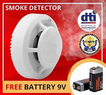 Image result for Battery Operated Smoke Detector