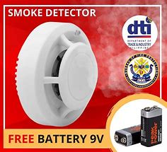 Image result for Smoke Detector with Remote Battery