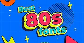 Image result for Retro 80s 90s Fonts