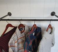 Image result for Vertical Wall Mount Clothes Rack