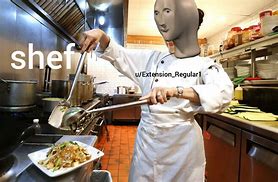 Image result for Chef Meme Stonks Guy