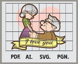 Image result for Carl and Ellie Sketch SVG Image