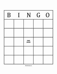 Image result for Free Blank Bingo Cards