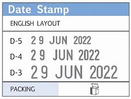 Image result for Shiny Date Stamp