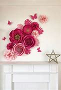 Image result for Paper Flower Wall Display