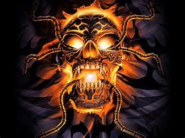 Image result for Evil Skull Art