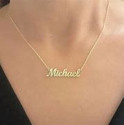 Image result for Necklace with Name On It