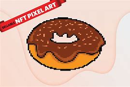 Image result for Really Easy Pixel Art Donut