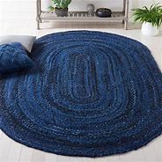 Image result for Oval Royal Blue Rug