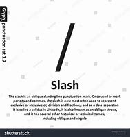 Image result for Slash Punctuation