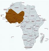 Image result for Map of West Africa