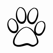 Image result for Gold Paw Print Black Background