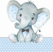 Image result for Baby Boy Blue Elephant Clip Art