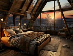 Image result for Cozy Cabin Bedroom