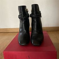 Image result for Valentino Black Boots Platform