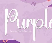 Image result for Purple Fon