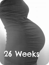 Image result for 26 Weeks Pregnant Bump