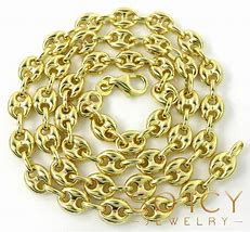 Image result for 14K Gold Gucci Link Chain