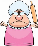 Image result for Greedy Old Lady Cartoon