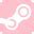 Image result for Neon Pink Steam Icon