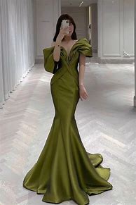 Image result for Green Mermaid Prom Dress