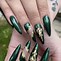 Image result for Green and Pink Powder Nails