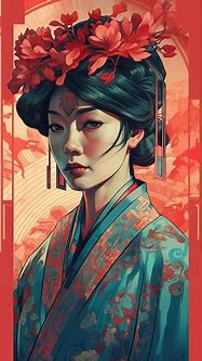 Image result for Art Deco Woman Ai Generated