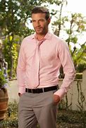 Image result for Pink Shirt Outfit Men