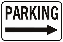 Image result for Parking Banner with Arrow