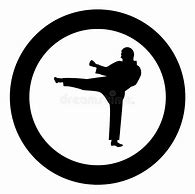 Image result for Karate Man Sitting Icon