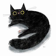 Image result for Printable Black Cat Art