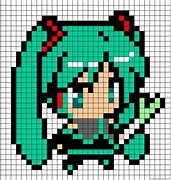 Image result for Anime Pixel Art Grid Easy