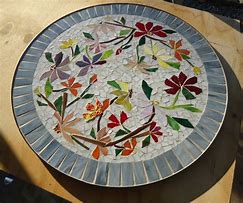 Image result for Mosaic Art Flowers