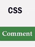 Image result for Comment in CSS