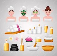 Image result for Spa Therapy Clipart-Vector