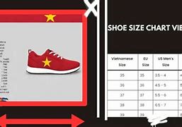 Image result for Vietnam Shoe Size Chart