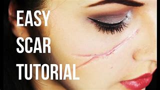 Image result for Facial Scar Makeup