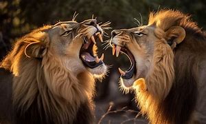 Image result for Lions Fighting Other Animals