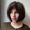 Image result for Curtain Bang Short Bob Haircut