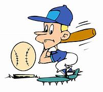 Image result for Cartoon Baseball Home Run Clip Art