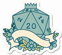 Image result for D20 Dice Stickers