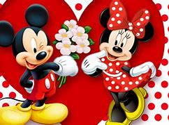 Image result for Mickey and Minnie Mouse I Love You