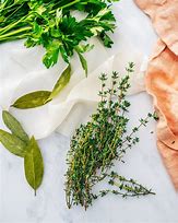 Image result for Bouquet Garni Herbs Drawing