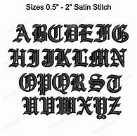 Image result for Gothic Embroidery Font